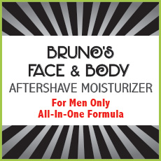Bruno’s Aftershave and Beard Oil Moisturizer – 4oz.